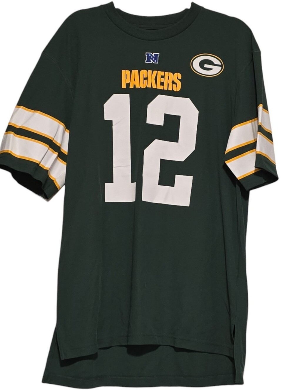 NFL Team Apparel Aaron Rodgers #12 Green Bay Packers Jersey Green Men’s LG